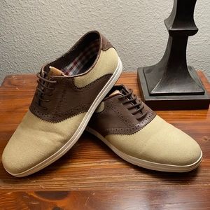 Ben Sherman Tan and Brown Casual Dress Shoes
